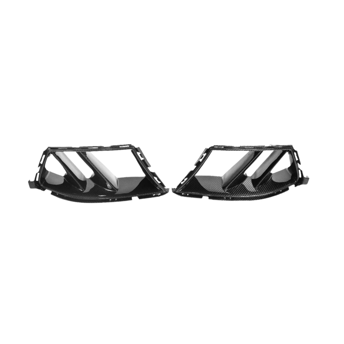 Carbon Fibre Front Dual Fin Bumper Ducts BMW M3 G80 G81 & M4 G82 G83
